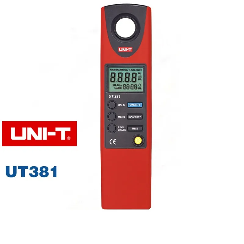 

UNI-T UT381 Digital Professional Photometer Illuminance Measurement LCD Auto Range LUX/FC Luminometer Lux Meter UNI-T UT381