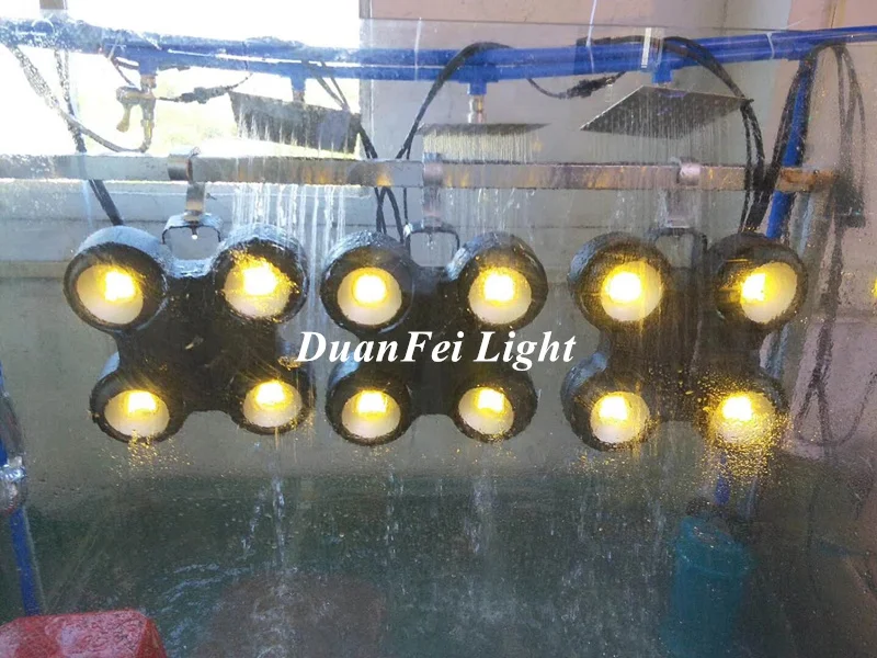 2pcs Aluminum stage led cob blinder dmx white warm 4x100w outdoor audience lightings | Лампы и освещение