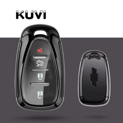 black Для chevrolet для cruze spark camaro Volt Bolt Trax Malibu TPU Чехлы для автомобильных ключей чехол-брелок стильные аксессуары - Название цвета: black