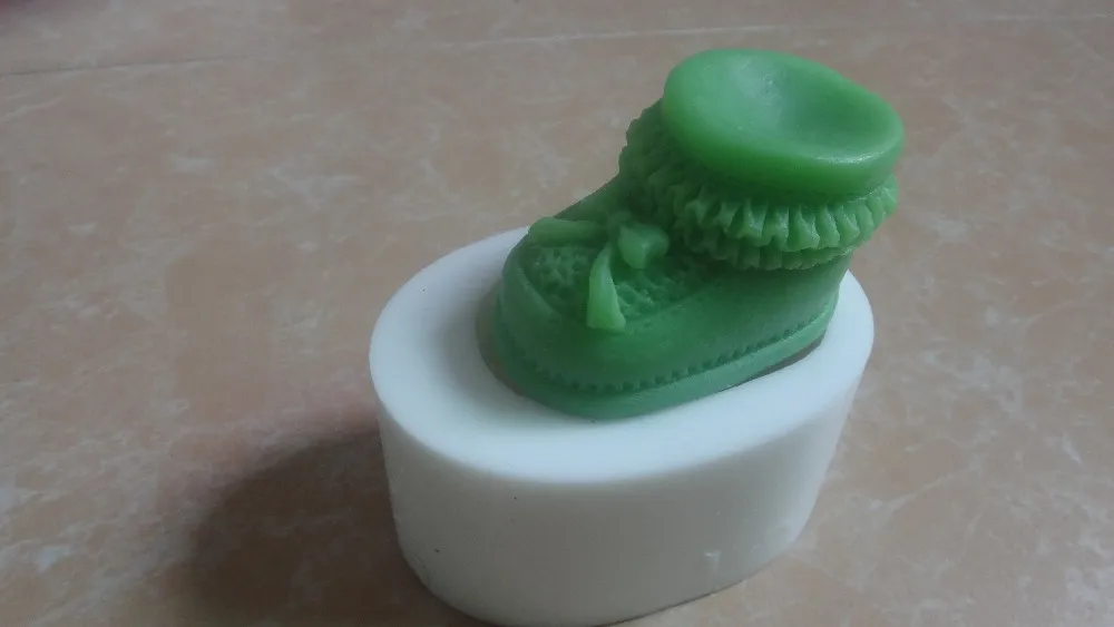 Красивая обувь DIY мыло формы свечи формы украшения 3D силиконовые формы для мыла