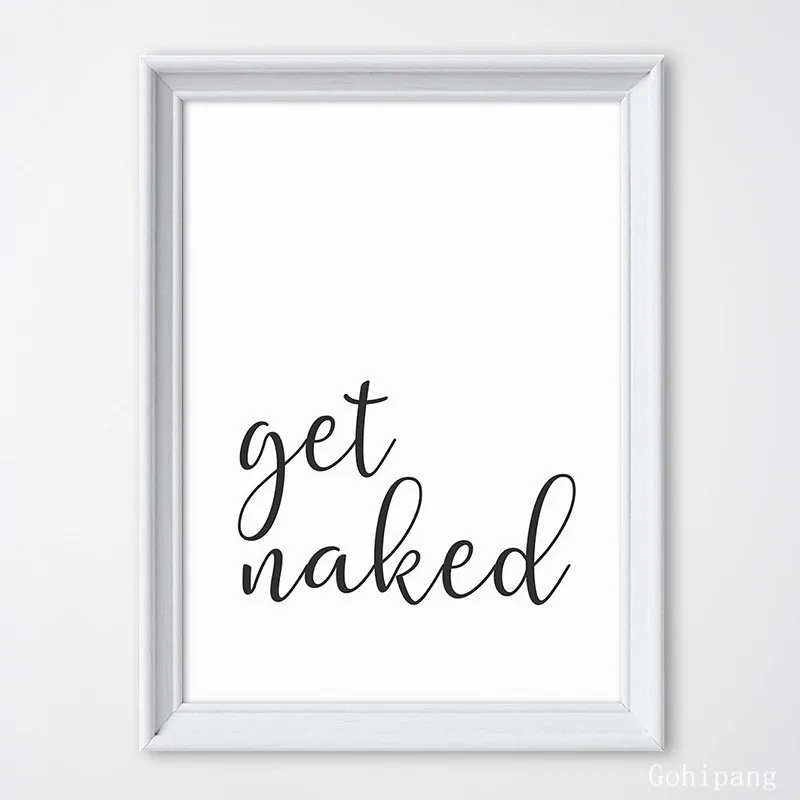 Декор для ванной минималистичный настенный художественный постер с цитатами