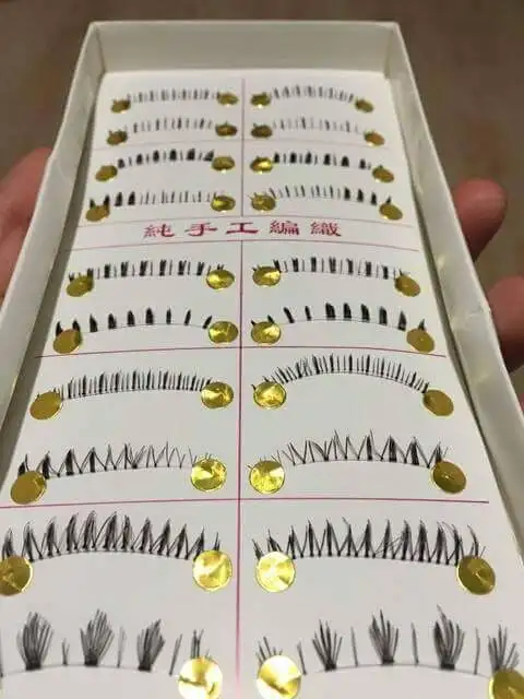 10 пар Черные Накладные ресницы для макияжа | Красота и здоровье