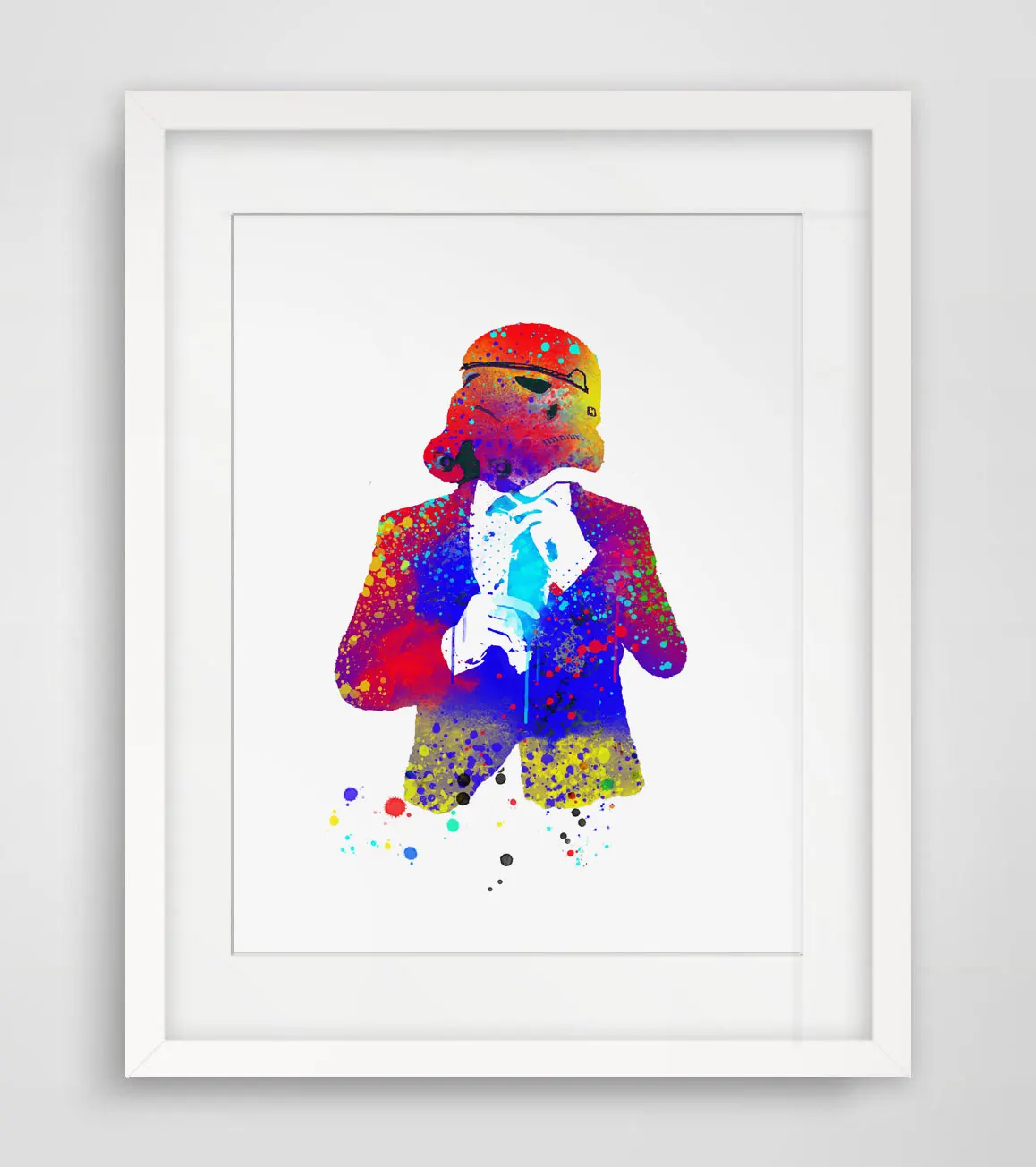 Star Wars Wall Art Storm Troopers Watercolor Poster New House Decor Hanging Movie AP052 | Дом и сад