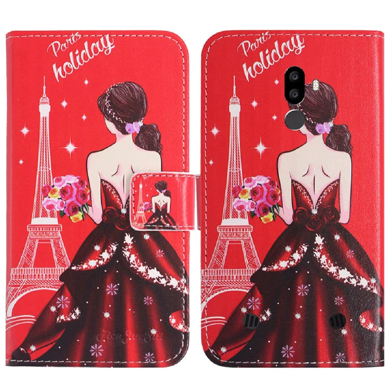 TienJueShi модный защитный кожаный чехол книжка с откидной крышкой для Oukitel WP5000 5 7