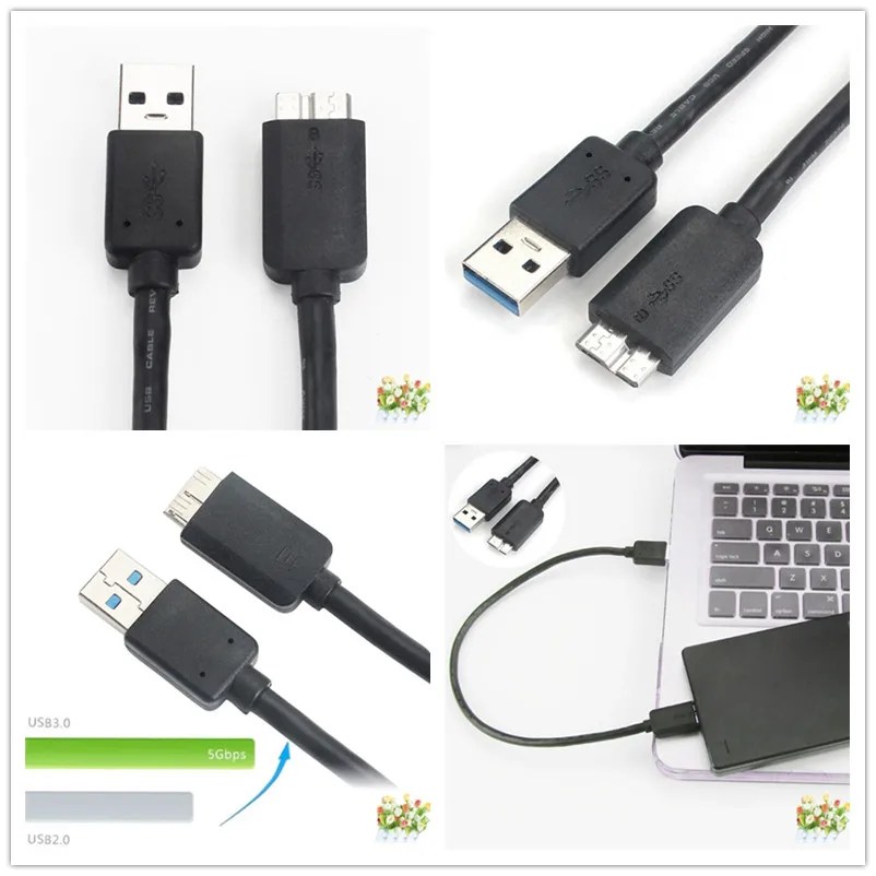 USB 3 0 кабель для передачи данных Удлинительный внешнего жесткого диска HDD