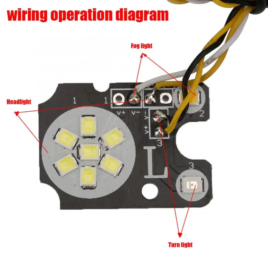 Передняя/задняя фара/задние фары Набор систем освещения модификация для TR4 LED RC