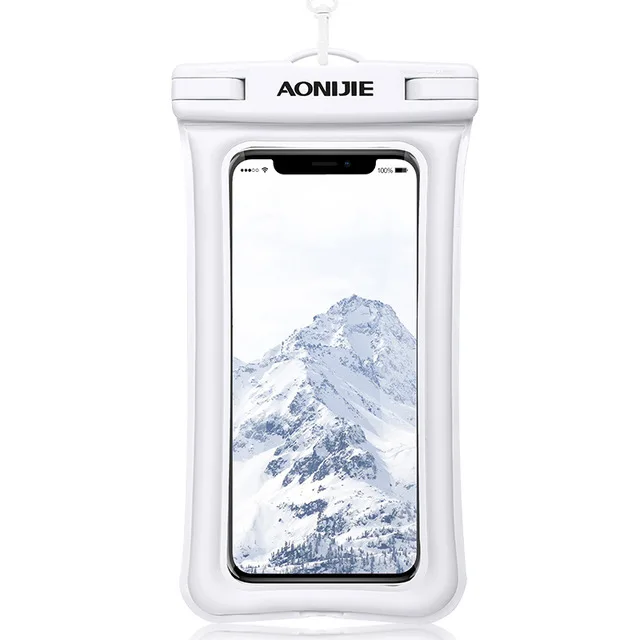White AONIJIE E4104 плавучий водонепроницаемый чехол для телефона сухая сумка чехол для мобильного телефона чехол для речного треккинга плавание пляж дайвинг дрейфующий - Цвет: White