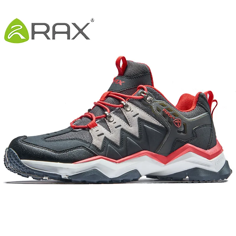 black 419 RAX Мужская водонепроницаемая походная обувь для улицы мульти-террианские Горные Скалолазание треккинговые кроссовки мужские легкие кожаные - Цвет: black 419