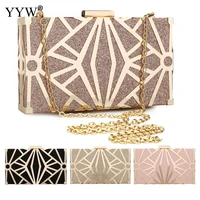 summer evening bag zinc alloy geometric hard surface box crossbody shoulder bags for women 2019 gold gothic crystal bolso mujer