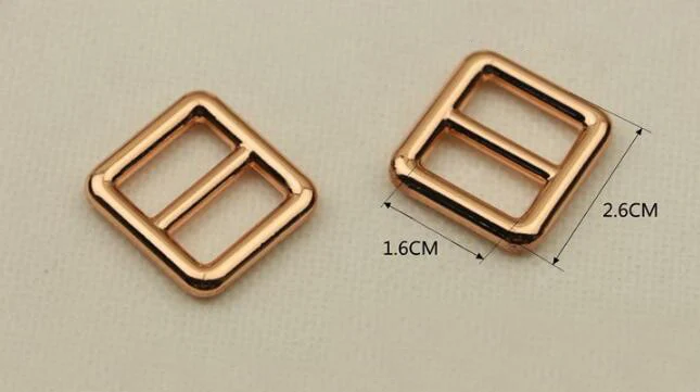 20 pcs/lot Rose gold 1.6 cm inner diameter bag hardware accessories die casting pull the heart clasp with adjusting button | Багаж и сумки
