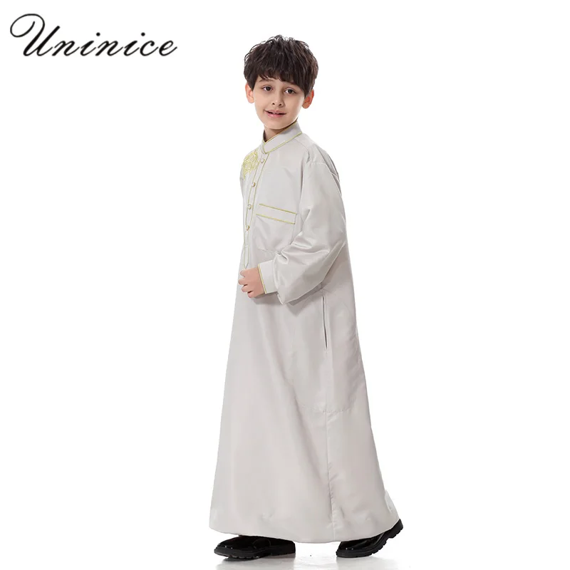 Арабский Тауб Дети мусульманские мужские макси длинные Дубай Ближний Восток