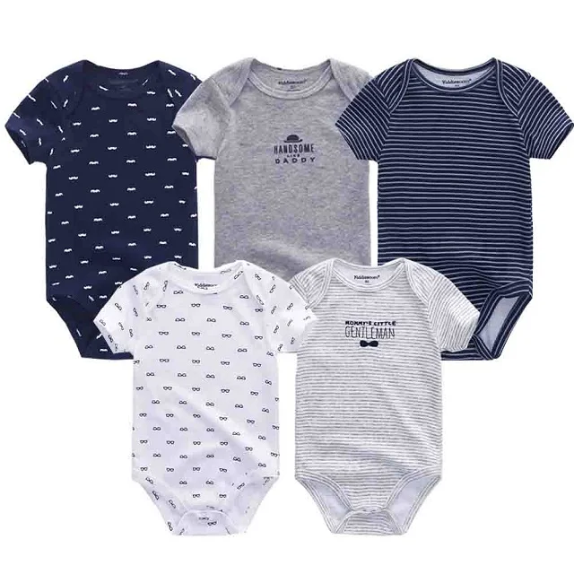 Baby Romper BDS5064 Детские комбинезоны для мальчиков, комбинезон, одежда мягкий хлопковый милый комбинезон в полоску, боди для маленьких девочек, одежда для детей от 0 до 12 месяцев - Цвет: Baby Romper BDS5064