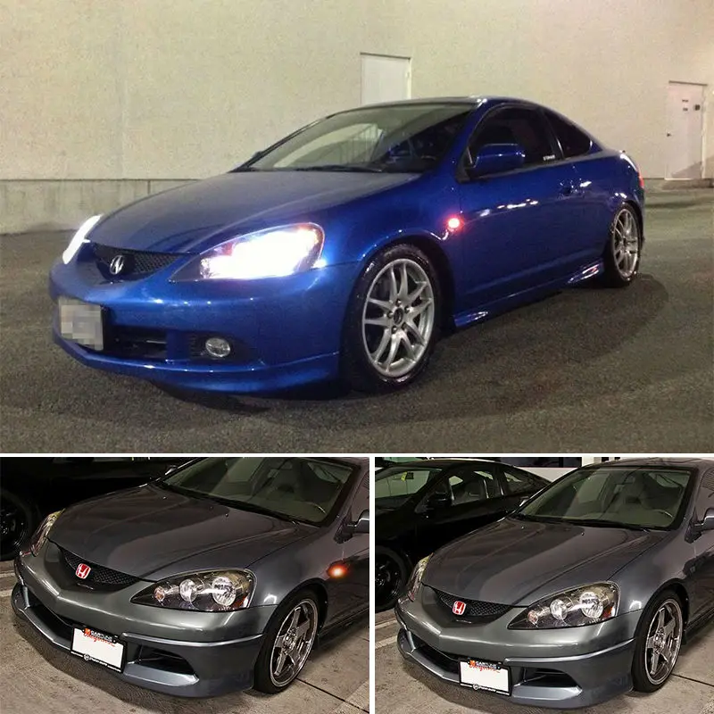 2 шт. дымчатые линзы Янтарный светодиодные боковые габаритные фонари для Honda Accord