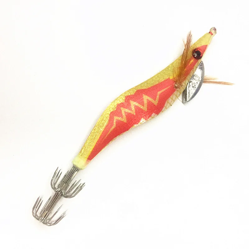 10 шт крючки для кальмара из искусственного дерева наживка рыбалки &quotкреветка&quot