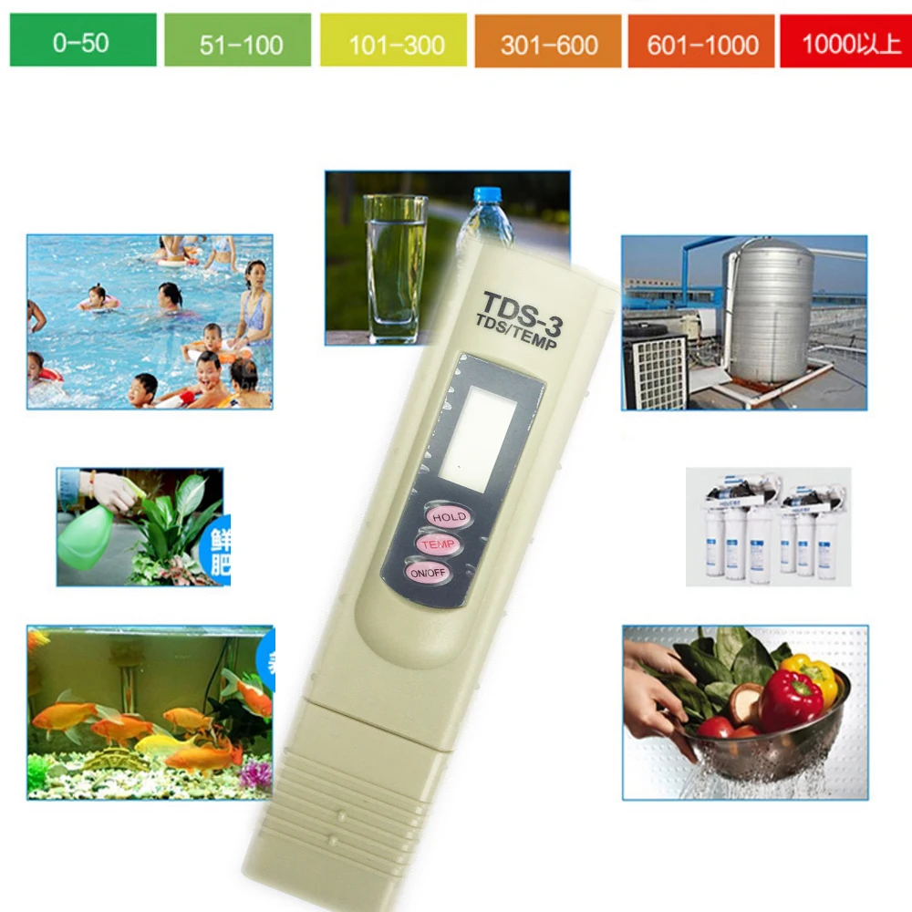 Цифровой измеритель качества воды tds портативный для дома воды|digital tds|water testwater