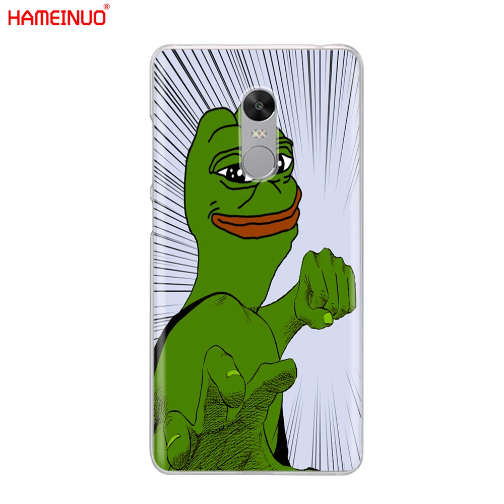 HAMEINUO Милые лягушка мем животных Забавный чехол Обложка Телефон для Xiaomi redmi 5 4 1 1 s 2 3 3 S pro PLUS redmi note 4 4X 4A 5A - Цвет: 40057