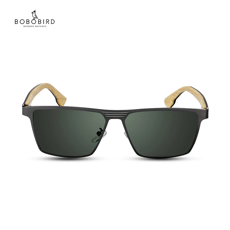 Женские солнцезащитные очки BOBOBIRD Винтажные Солнцезащитные в деревянной оправе