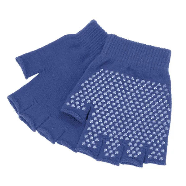 Blue Перчатки для йоги, новинка, женские перчатки для тренажерного зала, бодибилдинга, тренировок, спорта, не скользят, перчатки для пилатеса, тренировки# sx - Цвет: Blue