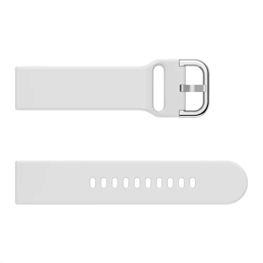 Ремешок 20 мм для Samsung Galaxy Watch 3 41 мм/42 мм/Active 2 мягкий силиконовый спортивный браслет