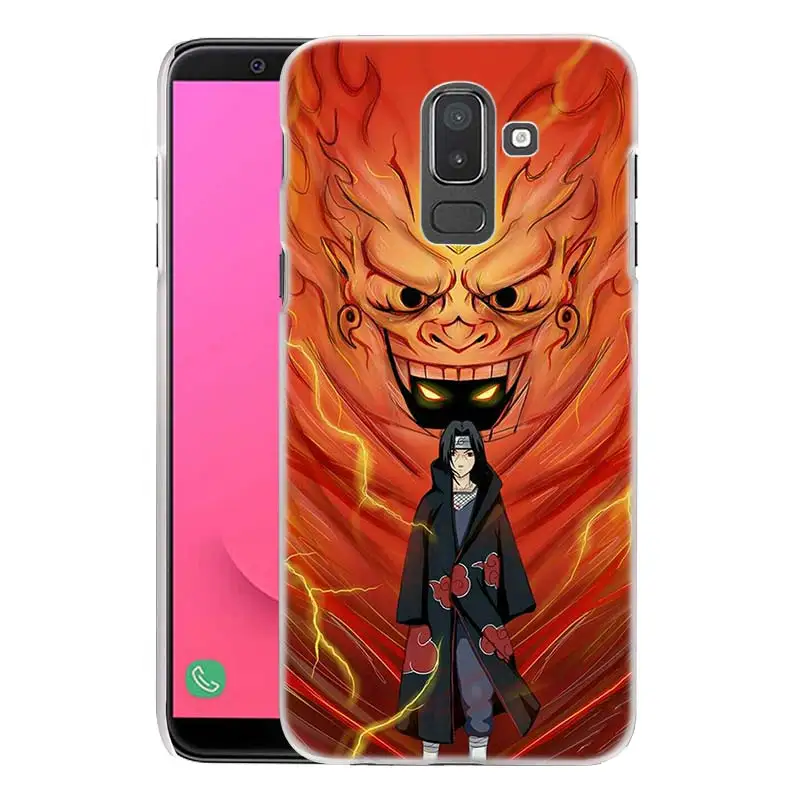 Чехол аниме Наруто Харуно Сакура для samsung Galaxy A6 A8 Plus J4 J6 J8 прозрачный жесткий пластик PC Fundas Capa чехол для телефона - Цвет: 14