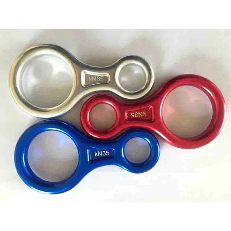 Специальный карабин для скалолазания Замедленное восемь колец оборудование на