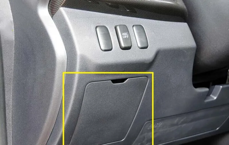 HengFei автомобильные аксессуары для Mitsubishi Lancer EX Kneepad Подушка безопасности крышка приборной панели дополнительная крышка коробки предохранителя
