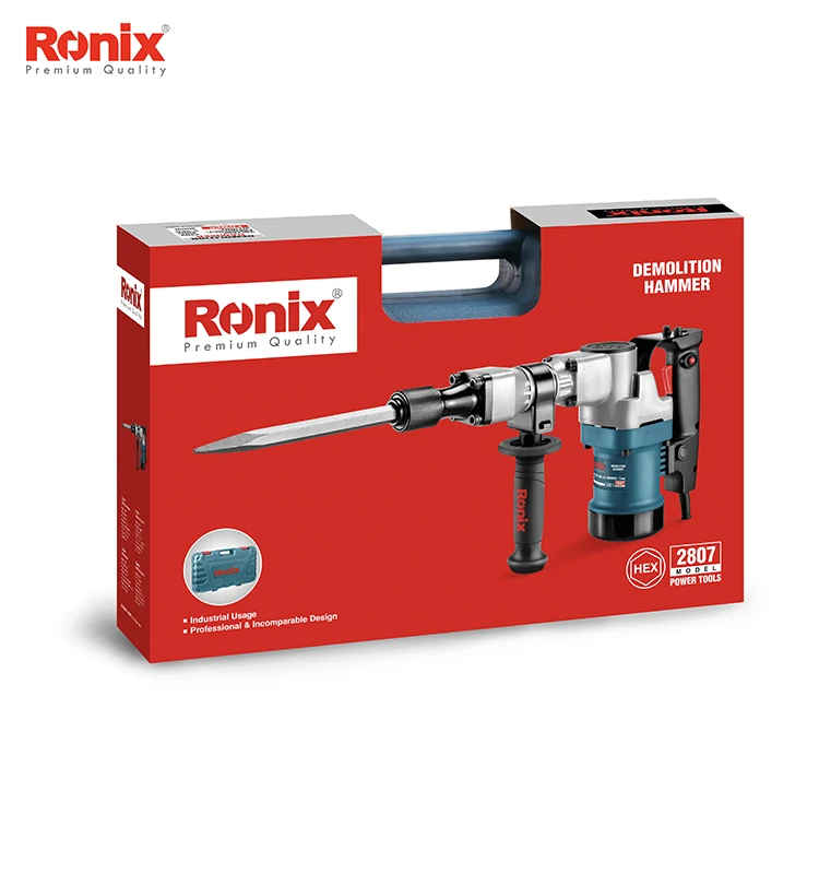 Ronix 220 В 900 Вт 5,5 кг отбойный молоток Portanle с BMC Электрический отбойный молоток модель молотка 2807