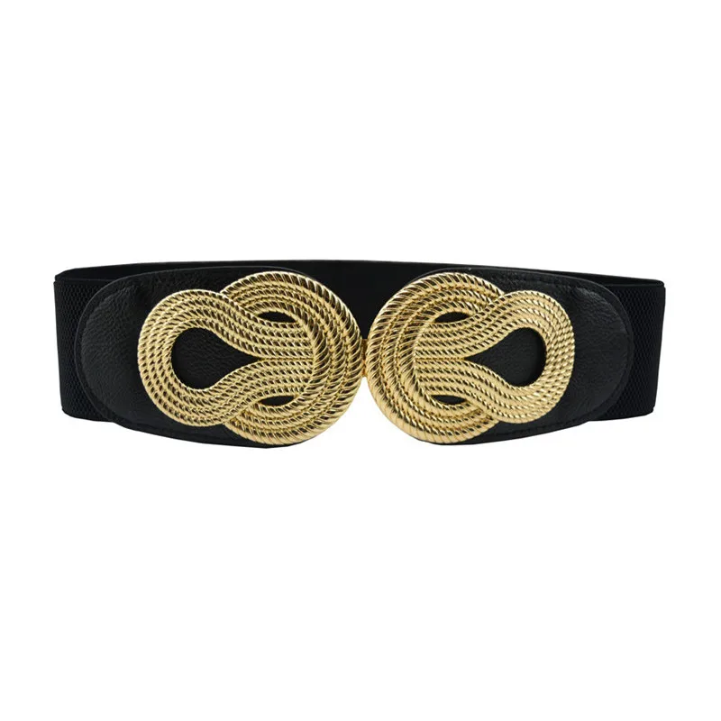 CCX STAR Для женщин эластичный пояс Металл Пояс Элегантный талии Широкие пояса