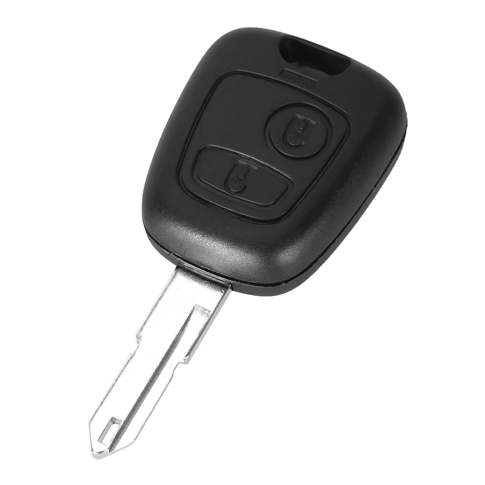 KEYYOU 20X 2 кнопки дистанционного ключа автомобиля оболочки Брелок чехол для Peugeot 206