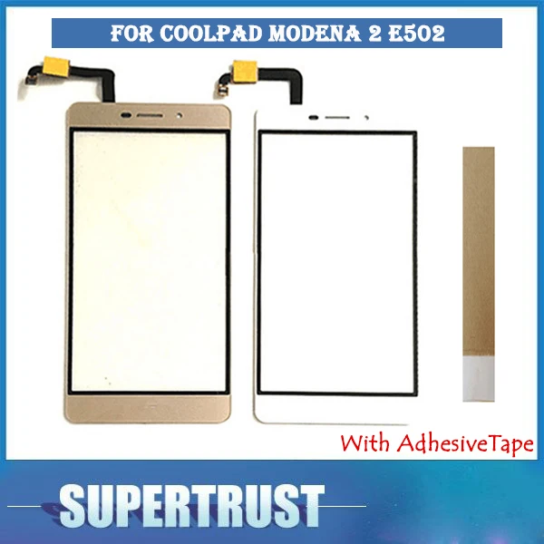 Высококачественный сенсорный экран 5 дюйма для Coolpad Modena 2 E502 передний стеклянный