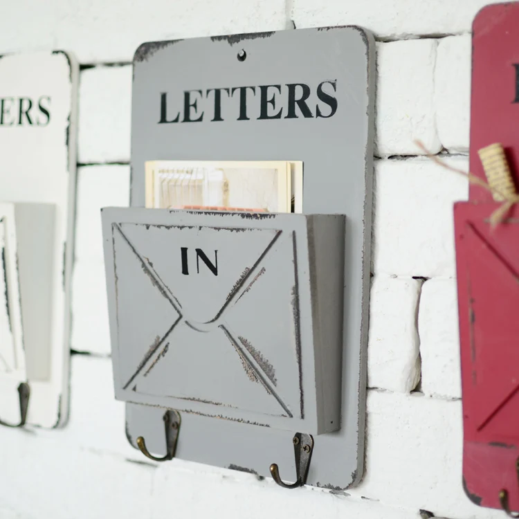 Деревянный настенный крючок Metro для украшения букв железная вешалка ключей