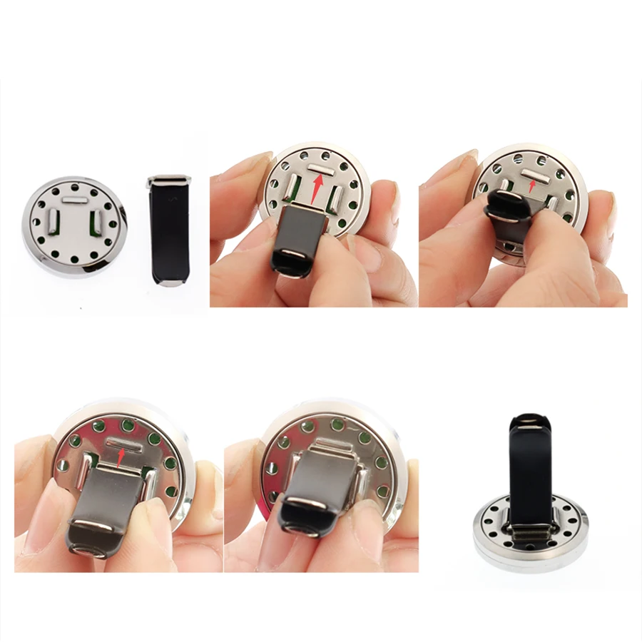 Медальон Магнитный со съемным флагом и компасом для собак домашних животных 30 мм