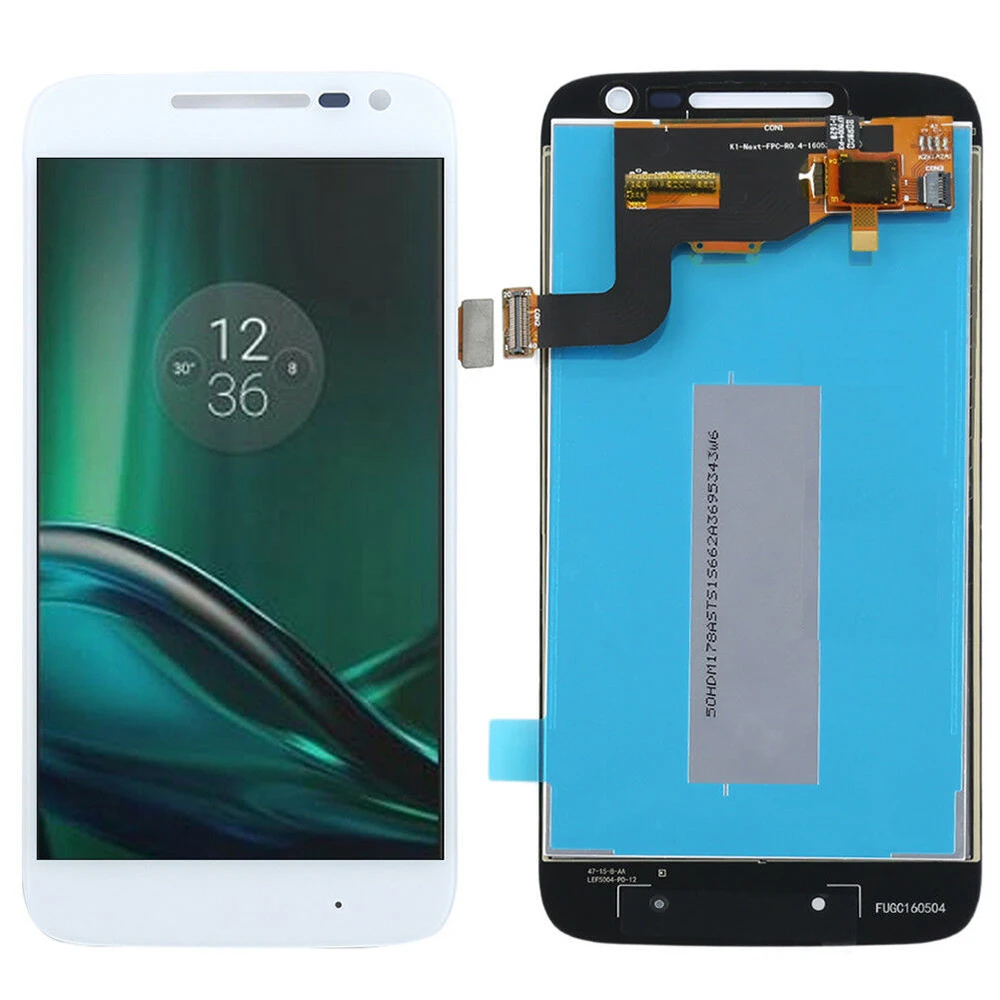 Черный/белый для Motorola Moto G4 Play XT1609 XT1607 lcd сенсорный экран дигитайзер сборка +