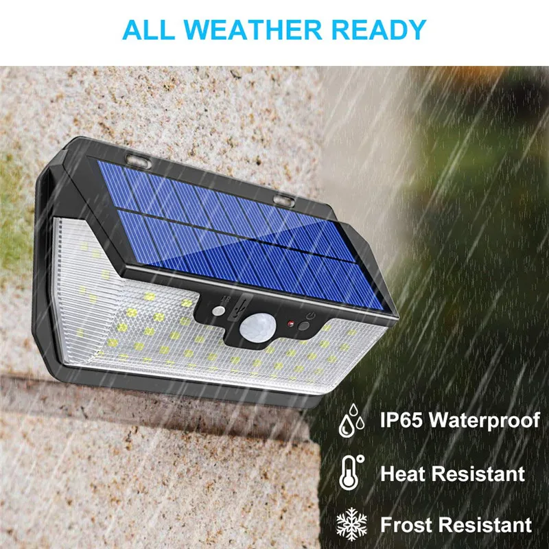 Настенный светильник на солнечной батарее с зарядкой от USB уличные