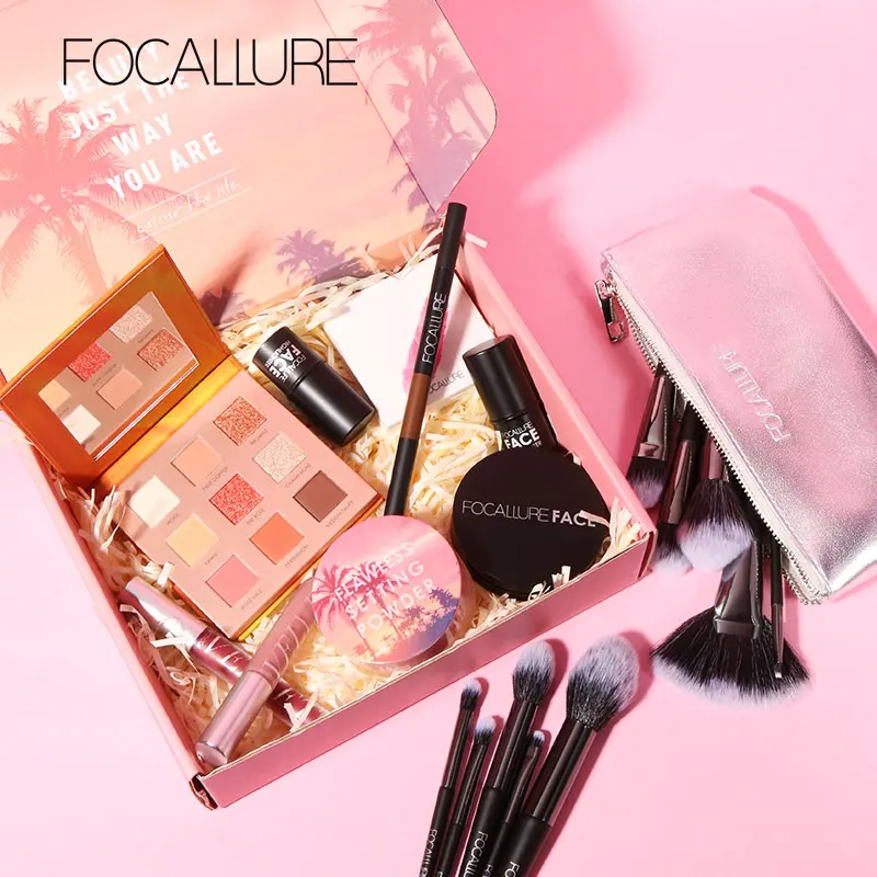 FOCALLURE профессиональный набор для макияжа для женщин включает Тени для век кисти для губной помады Cometics Set