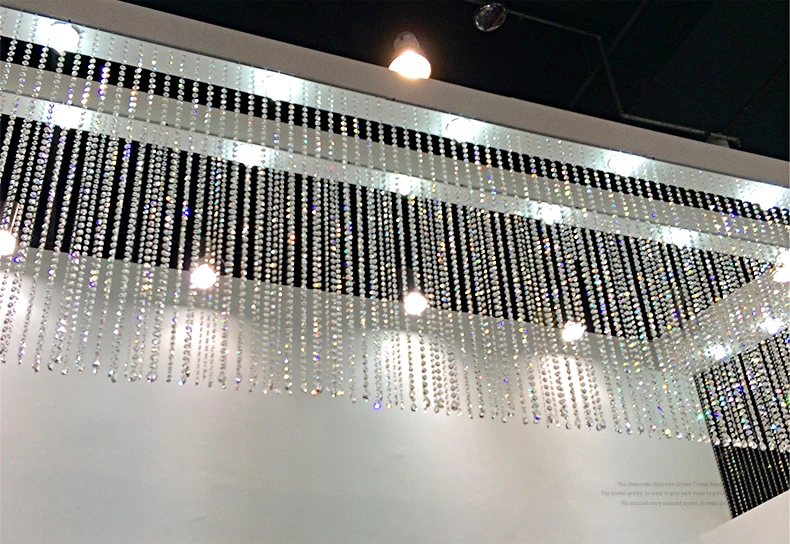 Новинка ручная работа занавеска из прозрачного хрусталя украшение для дома окон