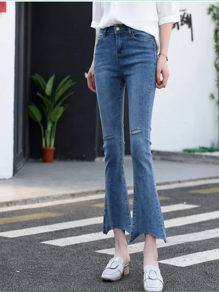 JUJULAND джинсы с высокой талией женские джинсовые брюки винтажная женская одежда