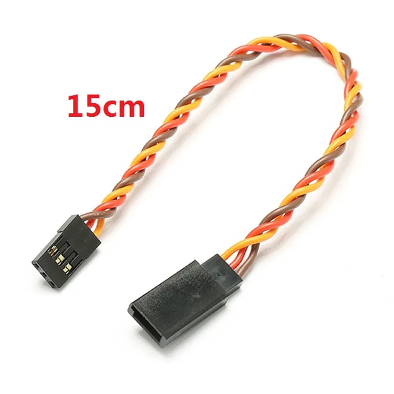 Лидер продаж 10 шт 15/30/45/60 см 22AWG 60 сердечника для Futaba JR анти-помех Servo мм, удлиняющий кабель, для RC вертолет Часть