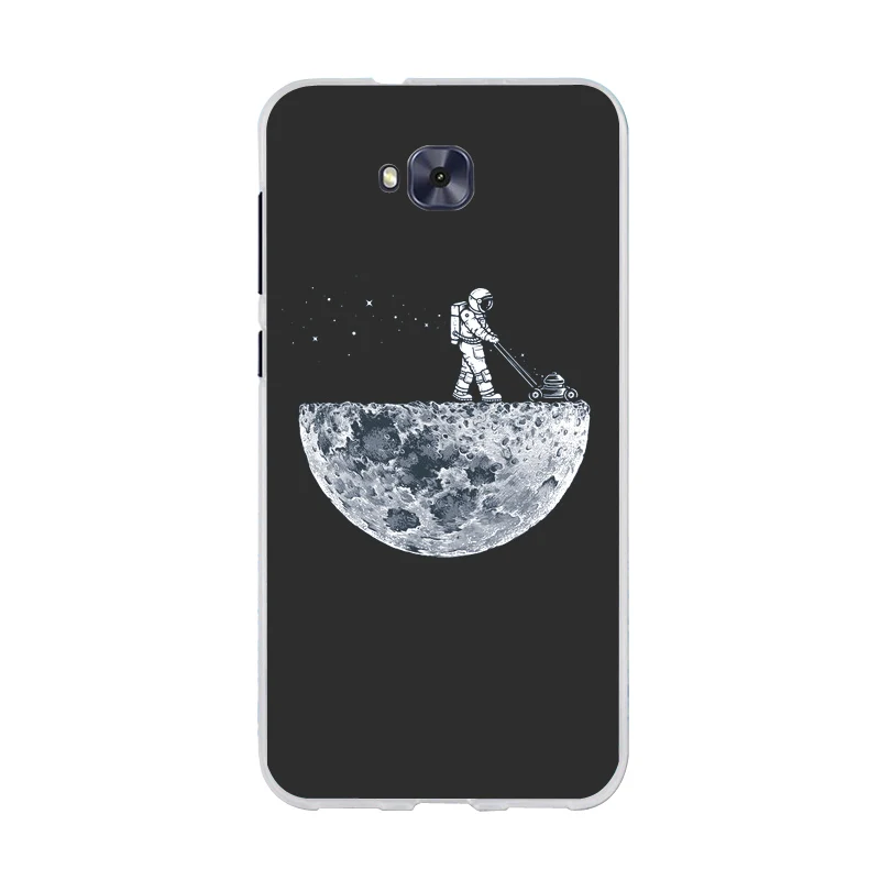 Мягкий силиконовый чехол для Asus Zenfone 4 Selfie ZD553KL, чехол с рисунком для Asus Zenfone 4 Selfie ZB553KL, матовый чехол для телефона s Funda