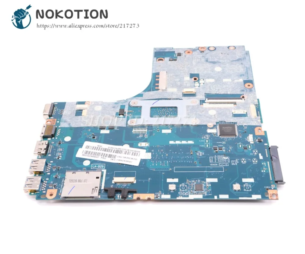 NOKOTION для Lenovo Ideapad N50-45 B50-45 материнская плата ноутбука ZAWBB LA-B291P 5B20G36755 основная с