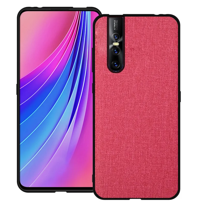 Чехол для Vivo S1 V11 V15 X27 Y83 Pro Чехол X20 X21 X23 Y17 Y3 Y15 Y81 V9 IQOO pro 5G Neo Z1 Новинка Роскошная ткань Бизнес крышка