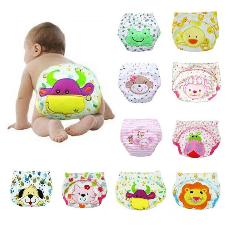 6 ШТ. Детские Подгузники мультфильм merries Тренировочные Брюки Новорожденных