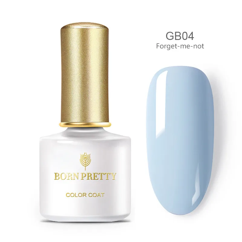 BP-GB04 BORN PRETTY Blue серия Гель-лак для ногтей 6 мл замачиваемый УФ-Гель-лак чистый цвет лак для ногтей Гель-лак долговечный - Цвет: BP-GB04