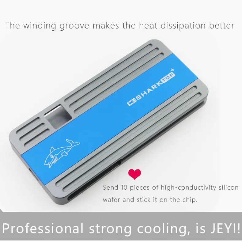 JEYI iceshark i9 HDD корпус мобильного коробка-чехол на HDD NVME алюминиевый тип C3.1 JMS583 М. 2 USB3.1 M.2 PCIE SSD U.2 M.2 PCI-E