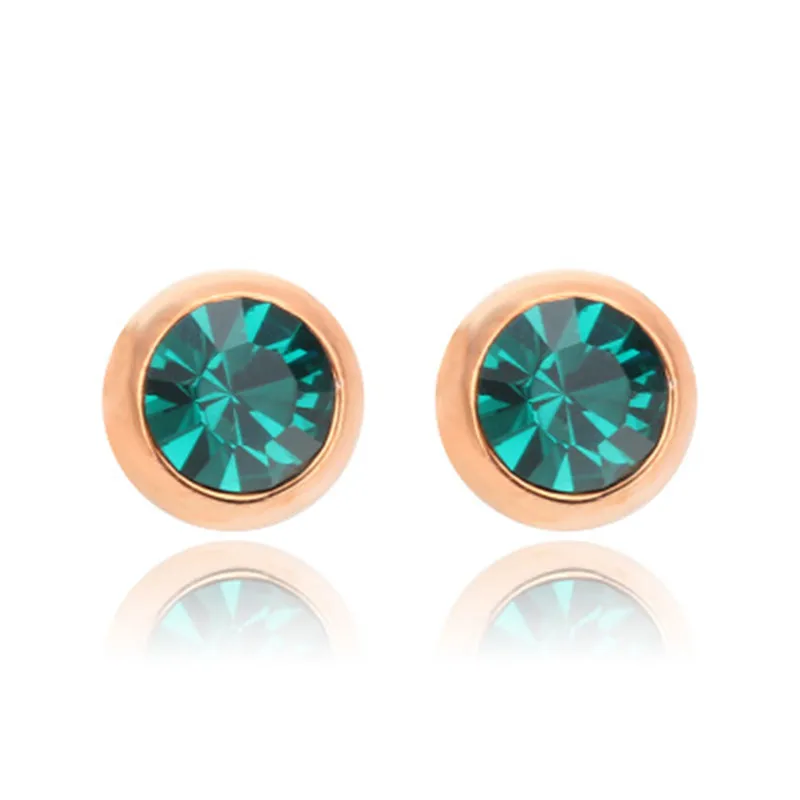 PISSENLIT Women Jewelry Statement Korean Fashion Earrings pendientes mujer moda 2019 Pink Blue Black Round Rhinestone | Украшения и