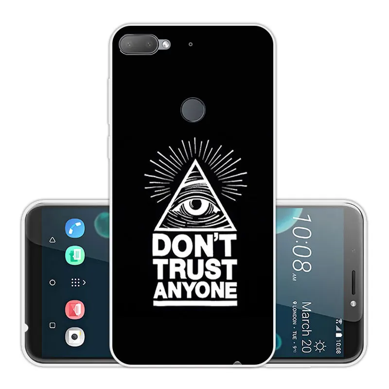Чехол из ТПУ для HTC Desire 12 Plus прозрачный Ультратонкий Мягкий силикон 6 0 дюйма +