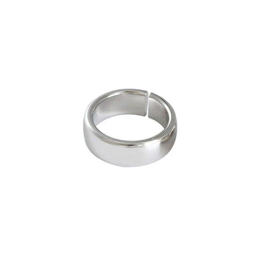 Классические корейские модные крутые кольца anillos из серебра 925 пробы для женщин гладкие простые полированные кольца на палец женские кольца boho bts KJZ0366