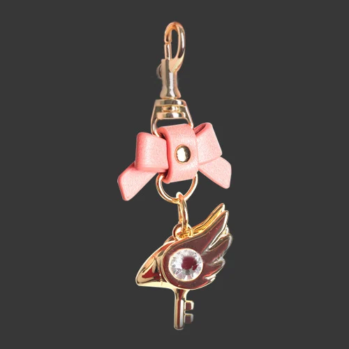 Cardcaptor sakura 20th юбилейный брелок для ключей сумка Подвеска висячая цепь брелок палочки Косплей Аниме Сумка Шарм