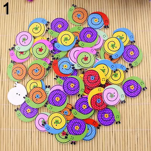 2015 новый 50 шт. прекрасный швейный мультфильм пришивные животные пуговицы