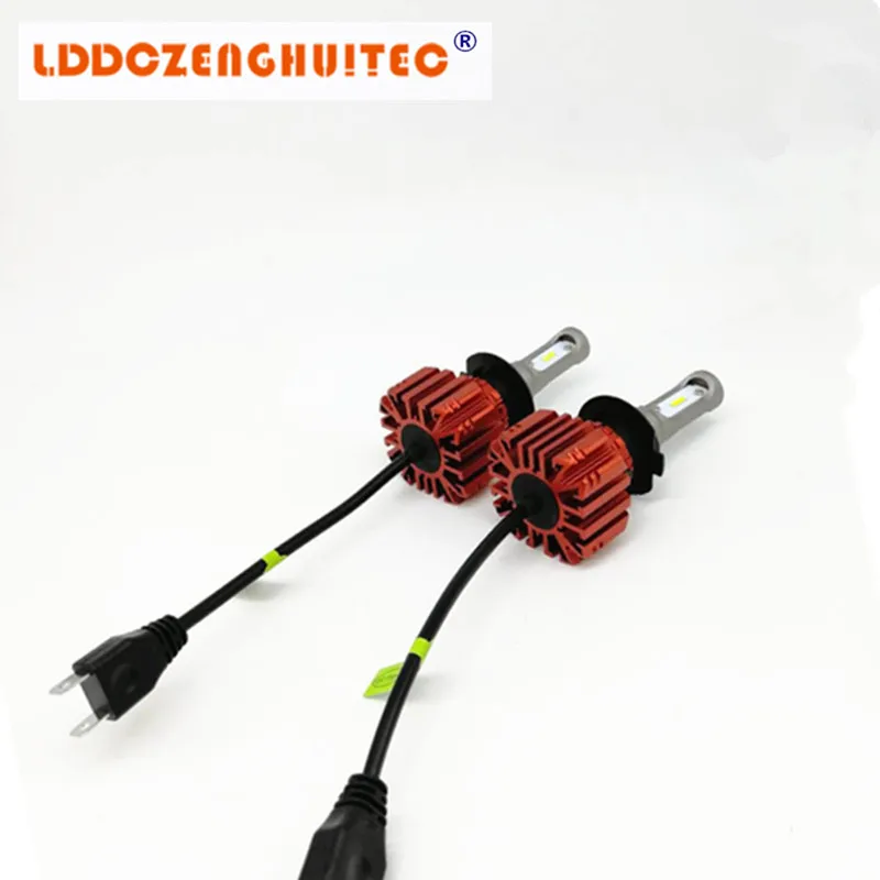 LDDCZENGHUITEC H4 H7 H13 H11 H1 9005 9006 CSP 40 Вт лм все в одном Автомобильные светодиодные передние